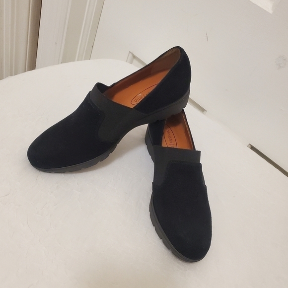 Sheridan Mia Shoes - Sheridan Mia Black Suede Loafer Shoes Size EU 37 = US = 7